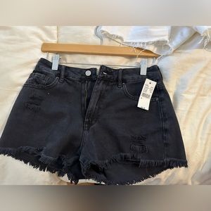 NWT Black Pacsun Denim Shorts